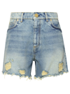 BALMAIN BALMAIN DISTRESSED SHORTS