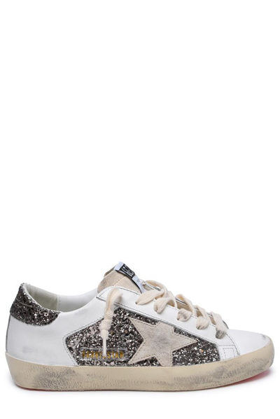 Golden Goose Deluxe Brand Super Star Panelled Trainers In Multi