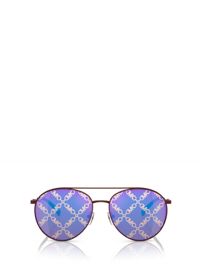 Michael Kors Eyewear Aviator Frame Sunglasses In Multi