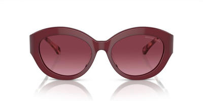 Michael Kors Eyewear Round Frame Sunglasses In Red