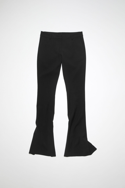 Acne Studios Zip Detail Trousers Black