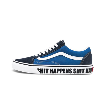 Vans 官方【品牌直供】 Old Skool海军蓝清爽运动学院少年男女鞋板鞋 In Blue