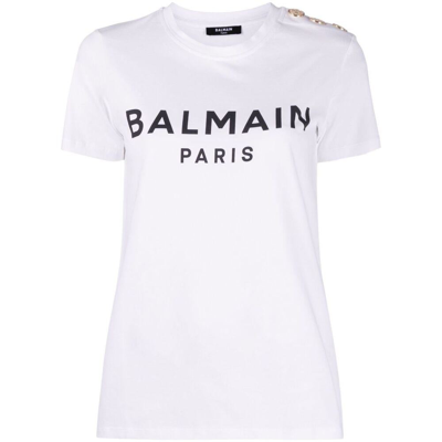 Balmain T-shirts In White