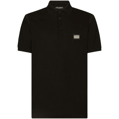 Dolce & Gabbana Polo Shirt In Black