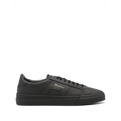 Santoni Sneakers In Black