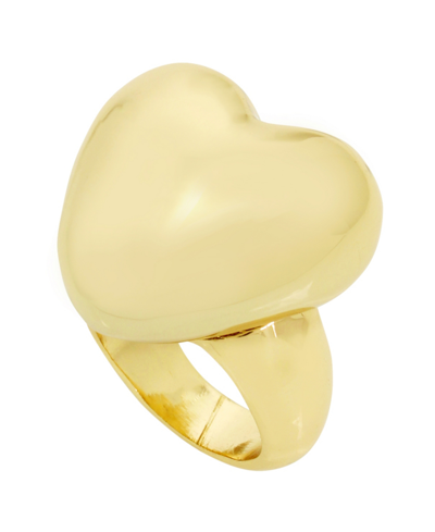 Robert Lee Morris Soho Gold-tone Puffy Heart Cocktail Ring