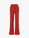 BEYOND YOGA BEYOND YOGA WOMENS RED SAND FREE STYLE HIGH-RISE STRETCH-WOVEN JOGGING BOTTOMS