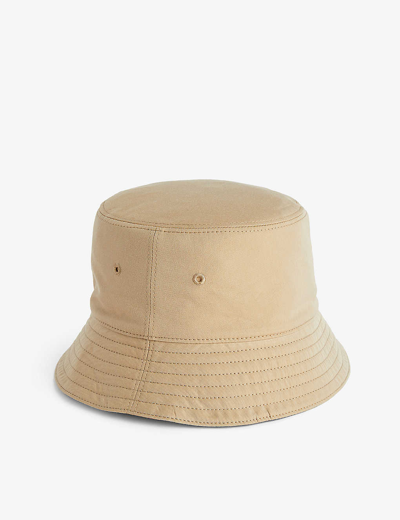 Burberry Boys Honey Kids Reversible Checked Cotton Bucket Hat