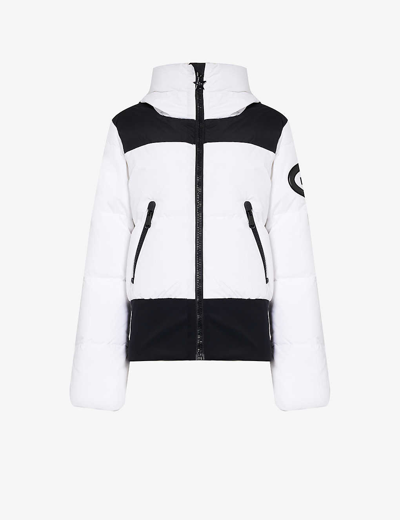 Goldbergh Boulder Hooded Ski Jacket In Weiss