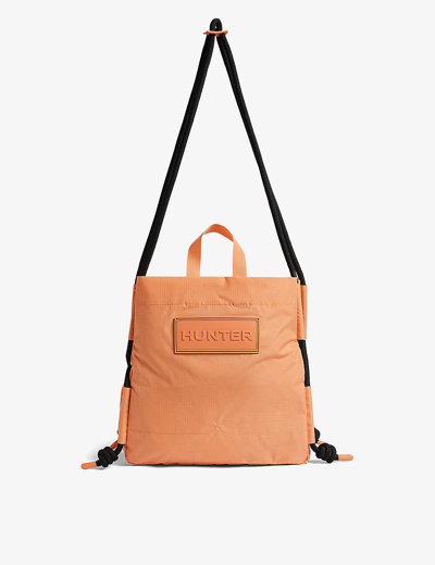 Hunter Womens Optimistic Orange Travel Shell Tote Bag