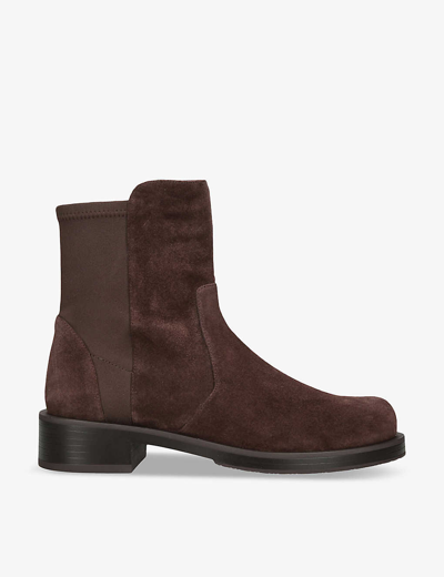 Stuart Weitzman Men\'s Dark Brown Suede Ankle Boots Stuart Weitzman Augustine Boot in Brown for Men | Lyst main image 2