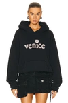 ERL UNISEX VENICE PATCH HOODIE KNIT