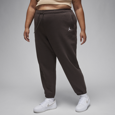 Jordan Women's  Brooklyn Fleece Pants (plus Size) In Brown