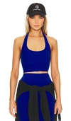 BEYOND YOGA SPACEDYE WELL ROUNDED CROPPED HALTER TANK