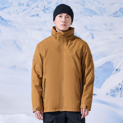 Timberland 保暖时尚经典男款季三合一夹克户外外套 In Brown
