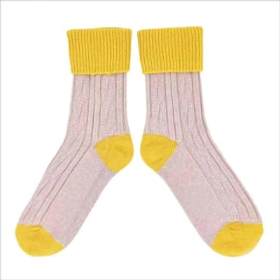 Catherine Tough Women's Cashmere Socks In Pink