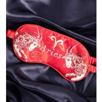 Jessica Russell Flint Aries Eye Mask In Red