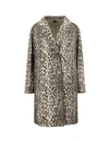 ASPESI LEOPARD PRINT COAT