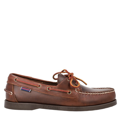 Sebago Docksides Portland Waxed Brown Gum