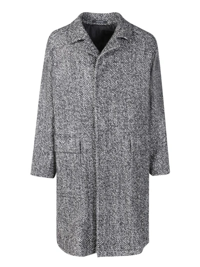 Tagliatore Single-breasted Coat In Grey