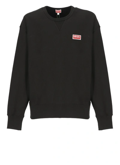 Kenzo Paris Logo-print Sweatshirt In Black