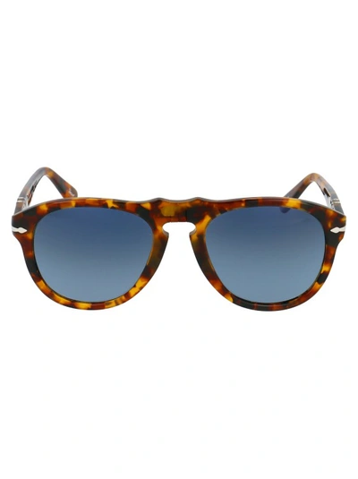 Persol Havana Acetate Sunglasses In Brown