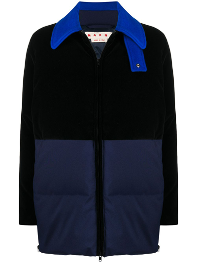 Marni Padded Jacket In Blue