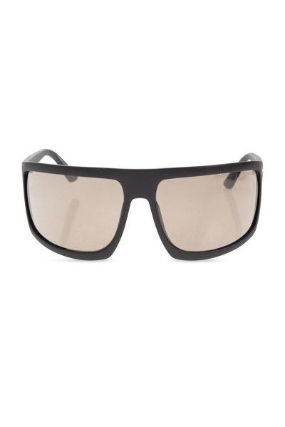 Tom Ford Eyewear Wraparound Frame Sunglasses In Black