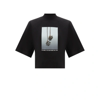 Palm Angels Cotton T-shirt In Noir
