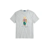 Polo Ralph Lauren Classic Fit Polo Bear Jersey T-shirt Man T-shirt Grey Size Xxl Cotton