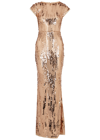 TALBOT RUNHOF TALBOT RUNHOF SEQUIN-EMBELLISHED GOWN