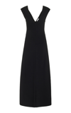 Leset Rio V-neck Maxi Dress In Black