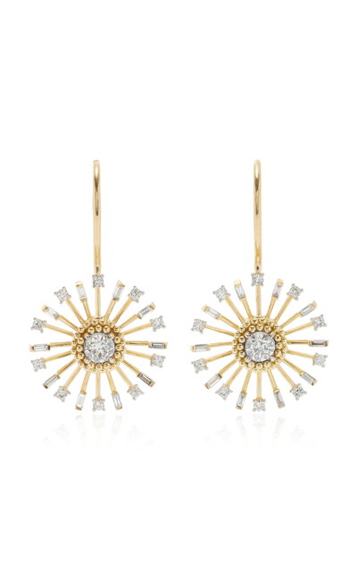 Harakh Sunlight 18k Yellow Gold Diamond Earrings