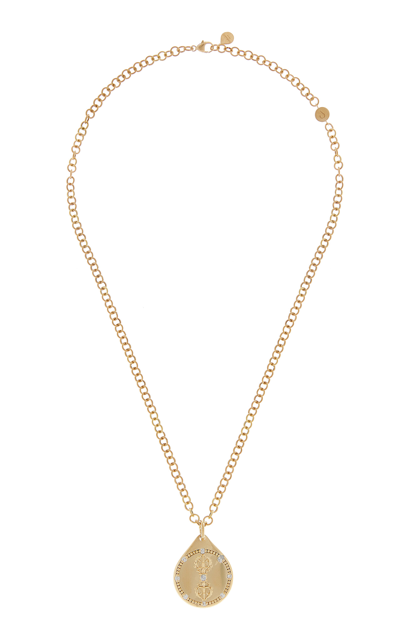 Harakh Drops Of Joy 18k Yellow Gold Diamond Pendant Necklace