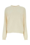 Maison Margiela Nostalgic Boucle Knit Sweater In Beige O Tan