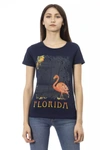 TRUSSARDI ACTION COTTON TOPS & WOMEN'S T-SHIRT