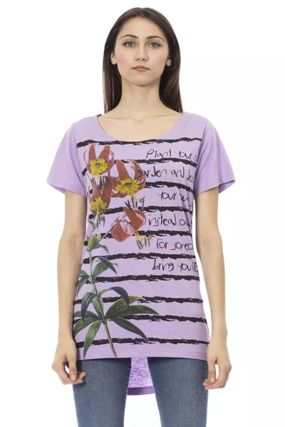 Trussardi Action Cotton Tops & Women's T-shirt In Violet