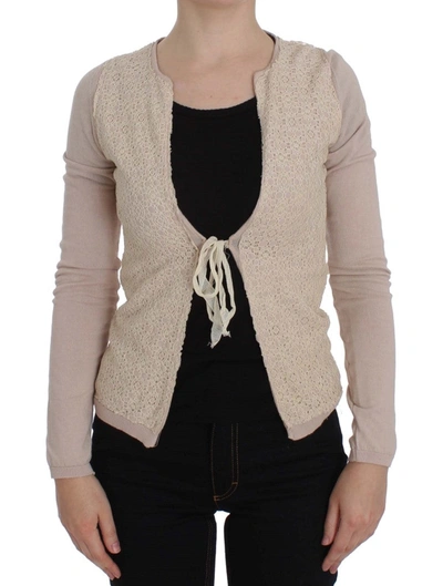 PINK MEMORIES MEMORIES FLORAL LACE WRAP WOMEN'S SWEATER