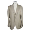 Emilio Romanelli Beige Wool Blazer In Beige