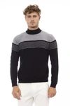 Alpha Studio Turtlenecks In Black