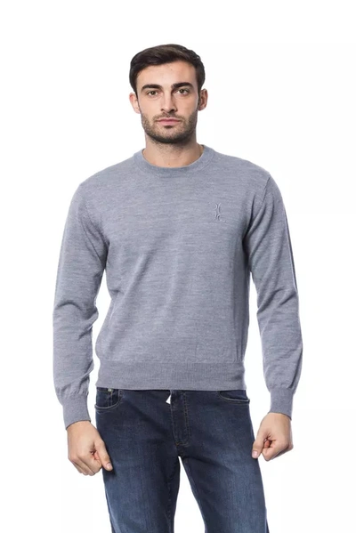 Billionaire Italian Couture Merino Wool Men's Sweater In Grey
