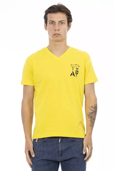 Trussardi Action Cotton Men's T-shirt In Yellow