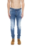 Dsquared2 Straight-leg Cropped Jeans In Blue