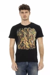 Shop Trussardi Action Cotton Men's T-shirt In Black
