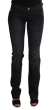Costume National Cotton Slim Fit Women's Jeans In Blue