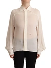 Dsquared2 Silk Floral-print Shirt In White