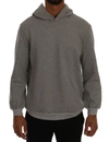 DANIELE ALESSANDRINI PULLOVER HODDED COTTON MEN'S SWEATER