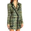 Elisabetta Franchi Elegant Forest Green Buttoned Jacket In Green