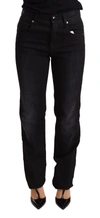 Ermanno Scervino Elegant Slim Fit Blue Jeans In Black