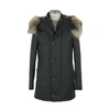 Made In Italy Elegant Italian Wool-cashmere Blend Jacket In Grey